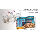 Calendrier Carte Plastique