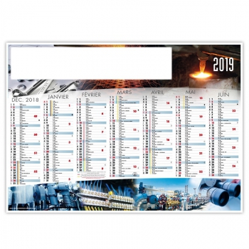 Calendrier Industrie