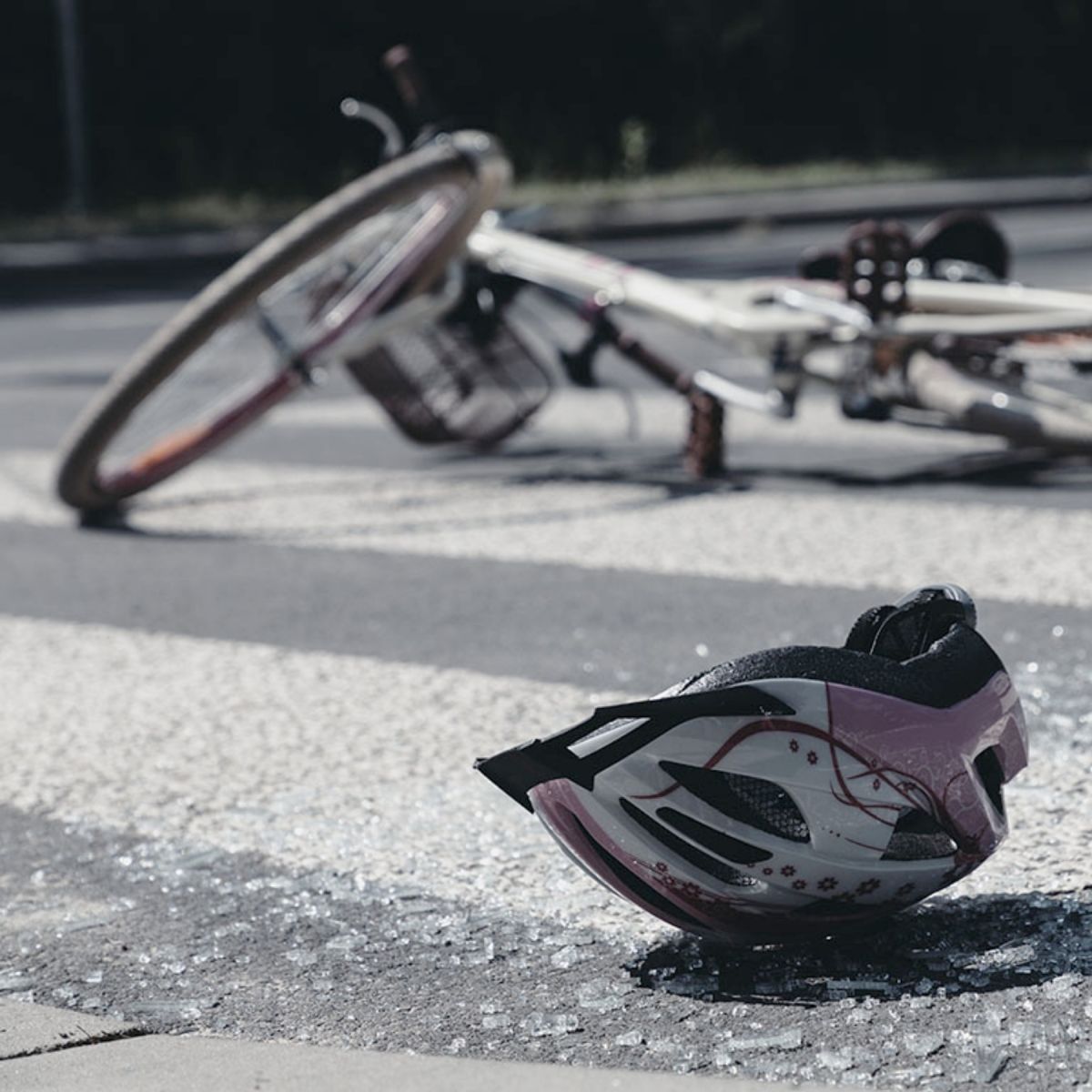 Un accident de vélo est si vite arrivé