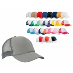 Casquette 5 panneaux filet / polyester