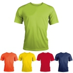 T-shirt de sport manches courtes Homme 140 g/m²