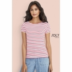 Tee-shirt marinière femme 150g