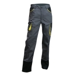 Pantalon tricolore gris/noir/jaune