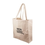 Sac en coton avec soufflets 380 g/m²