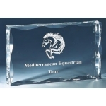 Trophée en verre
