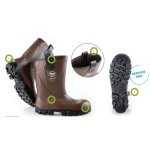 Demi-bottes PU