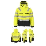 Parka polyester doublée HV