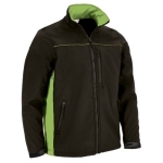 Veste softshell bicolore 3 poches 350 g/m²