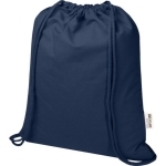 Sac de 5 L avec cordon en coton recyclé 140 g/m² 