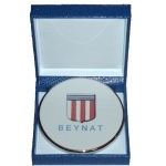 Médaille en porcelaine de Limoges + boitier
