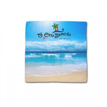 Serviette microfibre 100 % personnalisable Made in Europe