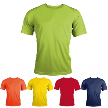 T-shirt de sport manches courtes Homme 140 g/m²