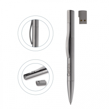 STYLO BILLE MÉTAL USB 8GB