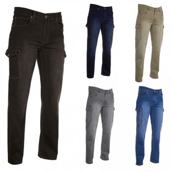 Pantalon cargo denim