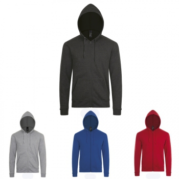 Sweat-shirt zippé à capuche 260 g/m²