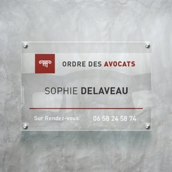 Plaque Professionnelle