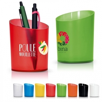 POT A CRAYONS PLASTIQUE