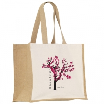 Jute Canvas Shopper sac de courses