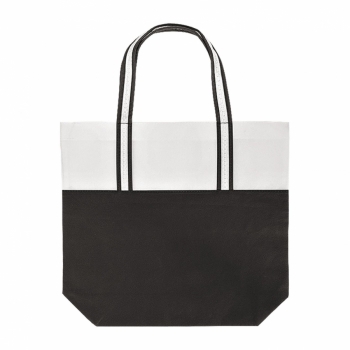 Sac shopping bicolore