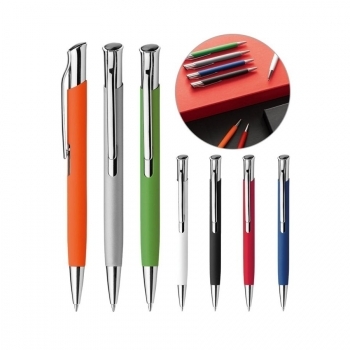 OLAF SOFT. Stylo à bille en aluminium