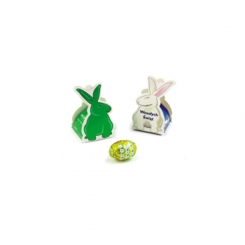 Chocolats dans les boîtes de lièvre