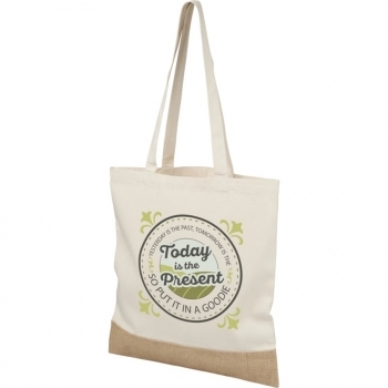 Sac fourre-tout en jute de coton 