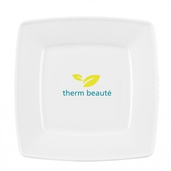 Assiette plate en porcelaine