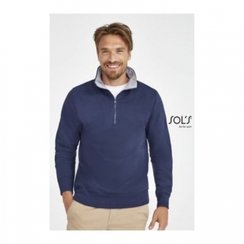 SWEAT-SHIRT HOMME COL CAMIONNEUR (1/4 ZIP)