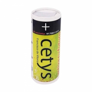 25cl Canette carton d'eau personnalisée. Étiquette autocollante