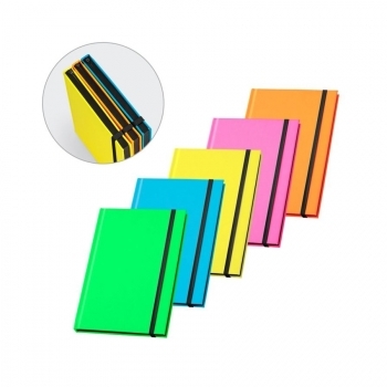 Carnet A5 couverture fluorescente