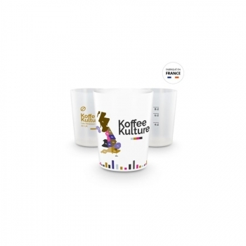 GOBELET PLASTIQUE REUTILISABLE 12 cl RAS BORD