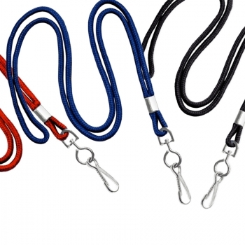 Lanyard porte badge avec mousqueton