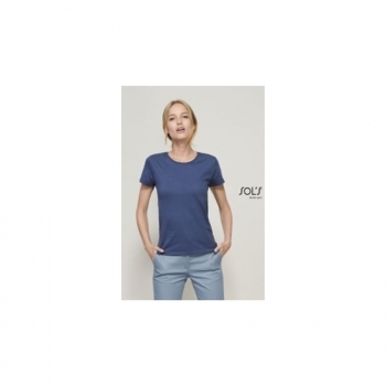 CRUSADER WOMEN TEE-SHIRT FEMME JERSEY COL ROND AJUSTÉ