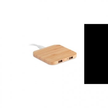 Chargeur  sans fil en bambou CUADRO