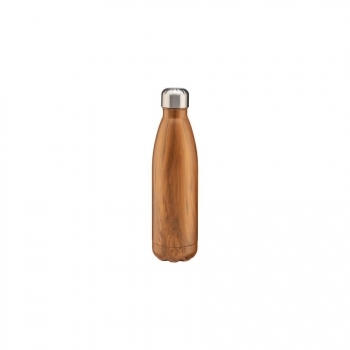 Thermos en acier inoxydable de 500 ml avec double paroi isolante avec impression effet boi