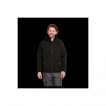 Blouson de travail en softshell avec capuche