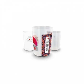 GOBELET PLASTIQUE REUTILISABLE 22 cl RAS BORD