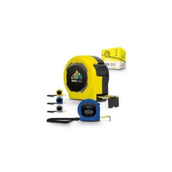 MESURE : METRE RUBAN JAUNE 5 m X 19 mm COQUE PLASTIQUE