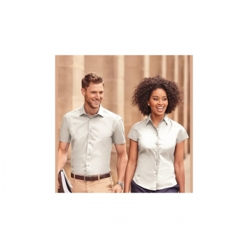 MEN'S SHORT SLEEVE FITTED STRETCH SHIRT