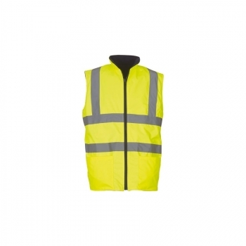 Bodywarmer réversible haute visibilité
