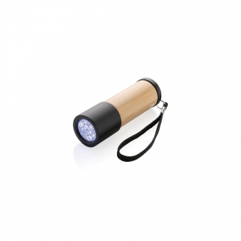 Lampe torche en bambou et plastique recyclé RCS