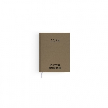 AGENDA EMBOITE SEMAINIER NATUREL 2024