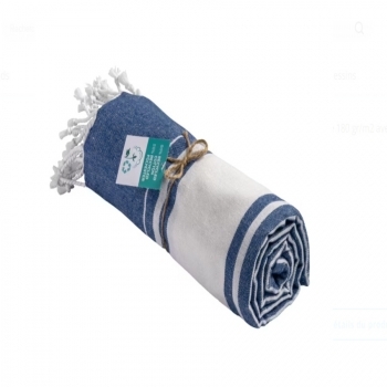 Fouta en matières recyclées 180 g/m² 90 x 170 cm