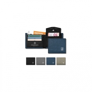 PORTE MONNAIE ANTI RFID EN RPET