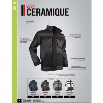 Veste céramique