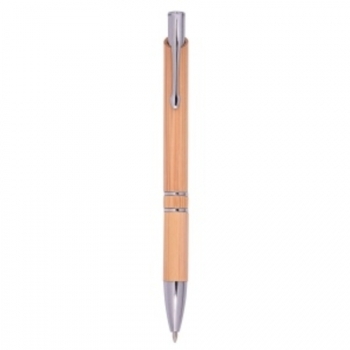 Stylo avec revêtement en bambou