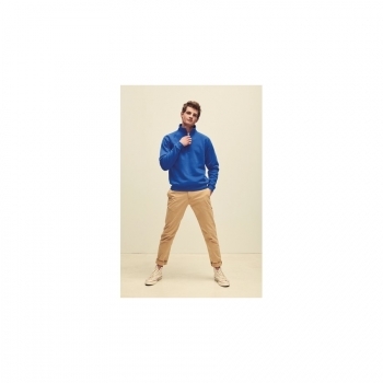 Sweat-shirt col zippé 
