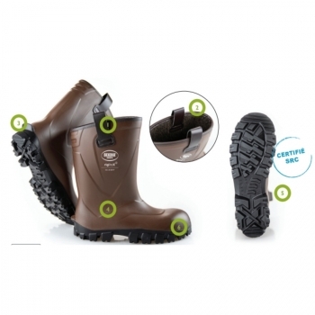 Demi-bottes PU