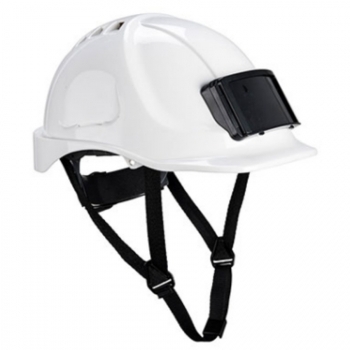 Casque endurance avec porte-badge