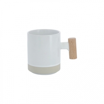MUG CERAMIQUE/BOIS 33CL